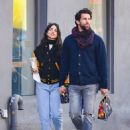 Eiza Gonzalez – With boyfriend Paul Rabil seen on a stroll in SoHo in New York City - 454 x 615