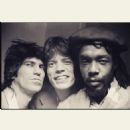 Keith Richards, Mick Jagger and Peter Tosh in London, 1984