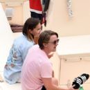Emilia Clarke seen on her holiday break out in Positano