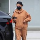 Mila Kunis – In sweats ahead of a pampering session in Beverly Hills