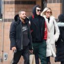 Hailey Clauson – With Jullien Herrera out in New York City - 454 x 621