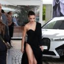 Amy Jackson – In a black gown with a high thigh split – 2023 Cannes Film Festival - 454 x 681