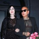 Rafael Reyes (artist) and Katherine von Drachenberg on a Date Night in West Hollywood - 454 x 681