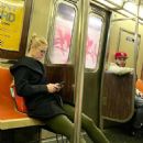 Claire Danes – Spotted as she rides the Subway in NYC