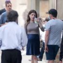 Anna Kendrick – With Charlie Carrick on Set Filming ‘Alice, Darling’ in Toronto