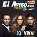 Marc Anthony, Jennifer Lopez - El Aviso Magazine Cover [United States] (4 February 2012)