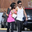 Colin Farrell & His Sister Claudine Hit Up A Yoga Class - 450 x 594