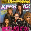 FM - Kerrang Magazine Cover [United Kingdom] (29 July 1989)