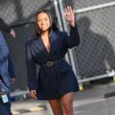 Ariana DeBose – Seen at Jimmy Kimmel Live in Hollywood - 454 x 681