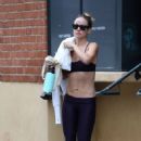 Olivia Wilde – Finishes her workout in Los Angeles