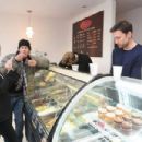 Kyra Sedgwick & Kevin Bacon Visit Stogo Ice Cream Shop