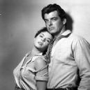 Rory Calhoun and Colleen Miller