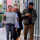 Lauren Miller and Seth Rogen – Walking their dog in New York - 454 x 577