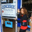 Claudia Wells – Outside her store Armani Wells in Studio City - 454 x 681