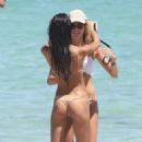 Olivia Pascale and Jessica Martin – Bikini at the beach in Miami - 454 x 681