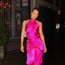 Jasmine Sanders &#8211; Seen at Ritz Paris Frame party at The Nines in New York