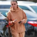 Mila Kunis – Seen In sweats as she exits a breakfast in Los Angeles