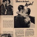 Barbara Hale and Bill Williams - Movie Life Magazine Pictorial [United States] (June 1954) - 454 x 604