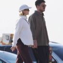Carey Mulligan – With Marcus Mumford on a romantic stroll at the beach in L.A
