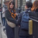 Emma Mackey – Spotted out with friends in London’s Soho - 454 x 756