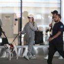 Sydney Sweeney – With her fiance Jonathan Davino are seen in Los Angeles - 454 x 328