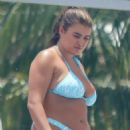 Kalani Hilliker – With Lexi Petzak in a bikinis by the pool in Miami - 454 x 681