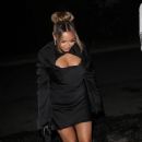 Adrienne Bailon &#8211; Arriving at pre-Oscar party in Los Angeles