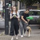 Rose Leslie and Kit Harrington – Out for a walk in North London