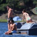 Olivia Jade – With Isabella Rose Giannulli in a bikini on the lake in Coeur d’Alene