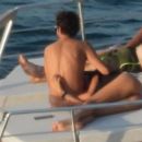 Francesca Sofia Novello – In a swimsuit on a yacht in Italy - 454 x 392