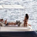 Kelly Gale – With her newly fiance actor Joel Kinnaman enjoying vacation in St. Barths - 454 x 319