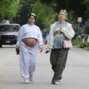 Vanessa Hudgens – Pregnant while Out for a hike with a friend in Los Angeles - 454 x 420