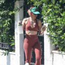 Kristen Bell – Looks fit on a power walk in Los Feliz