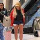 Jamie Lynn – Is arriving to airport in L.A