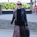 Vogue Williams – In a leather jacket arrives at Steph’s Packed Lunch TV Show in Leeds0308 - 454 x 686