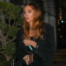 Ashlee Simpson – With Evan Ross on a dinner date in Studio City