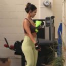 Emily Tosta – In leggings at the gym in Los Angeles - 454 x 666