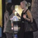 Amber Heard Sharing a kiss with Francesca Gregorini in LA, November 18th 2011 - 454 x 534