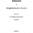 Characters of Shakespear's Plays