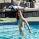 Katie Waissel – In a bikini around the pool in Morocco