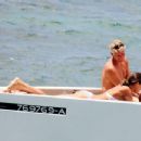 Ana Ivanovic in Bikini on a yacht in Mallorca adds - 454 x 348