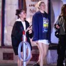 Shailene Woodley – With Zoe Kravitz – Seen out to dinner at Buvette – New York City - 454 x 563