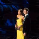 Eiza Gonzalez and Ansel Elgort - The 90th Annual Academy Awards - Show - 408 x 612