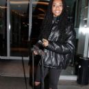 Skai Jackson – With Kiya Cole seen leaving their hotel in Paris - 454 x 681