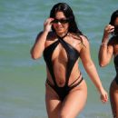 Chaney Jones – With Aliana Mawla hits the beach in Miami - 454 x 681