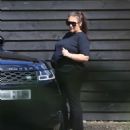Lauren Goodger – With her new Range Rover sport in Surrey - 454 x 522