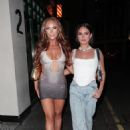 Demi Jones – With Olivia Hawkins Seen at Mano in London - 454 x 681