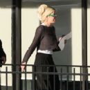 Tori Spelling Leaves Urgent Care in Calabasas