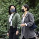 Lucy Liu – Steps out with a friend in New York City - 454 x 563