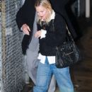 Kate Hudson – With her brother Oliver Hudson leave Jimmy Kimmel Live show